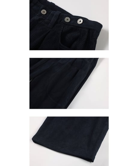Workers Pocket Wide Corduroy Pants