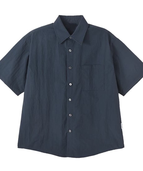 Wide Form Clean Regular Collar Shirt / 2color