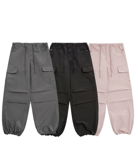 BAGGY LOOSE EASY CARGO PANTS / 2COLORS