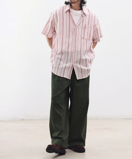Shrink See-through Stripe Shirt / 3color