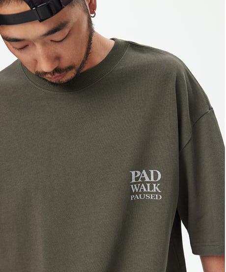 LETTER BACK PRINTED LOOSE TEE / 3COLORS