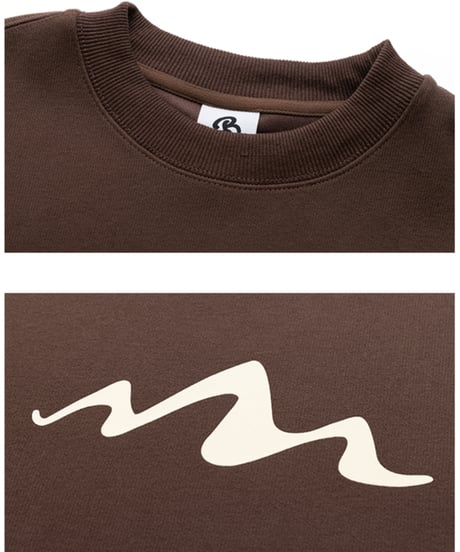 OVERSIZED MOUNTAIN PRINT SWEATSHIRT / 4COLORS