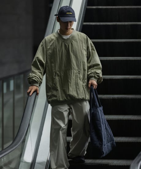 V-NECK PULLOVER SHIRT / 2COLORS