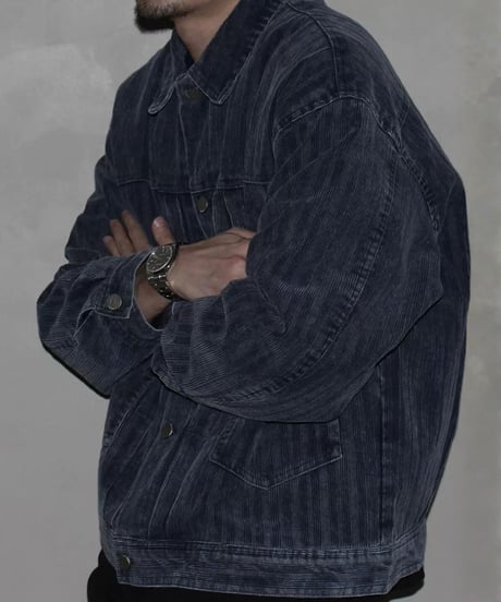Vintage Corduroy Multi-Pocket Jacket