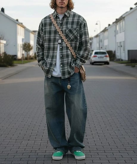 Vintage Check Flannel Shirt Jacket