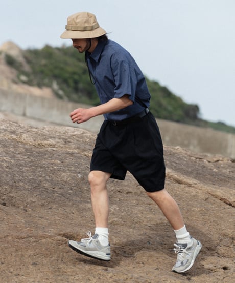 BASIC LOOSE FIT STRIPE S/S SHIRT