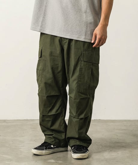Clean Loose Easy Cargo Pants / 2colors