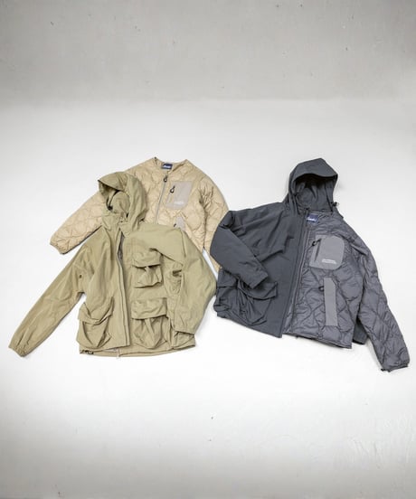 【Currahee×Keels】 Modular Utility Jacket with Quilted Liner / 2color