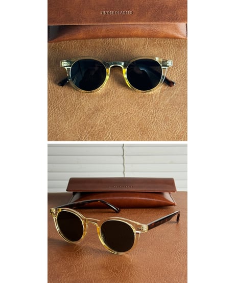 Classic Round Frame Sunglasses / 4color