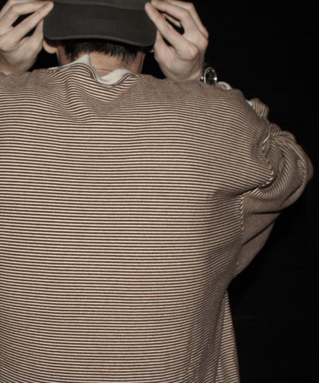 Classic Border Crewneck Long Sleeve Tee