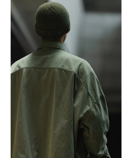 Military-Style Wide-Cut Jacket / 2color