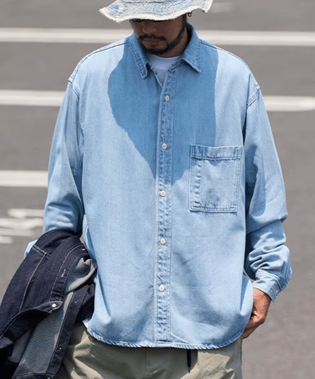 Retro Denim Shirt Jacket