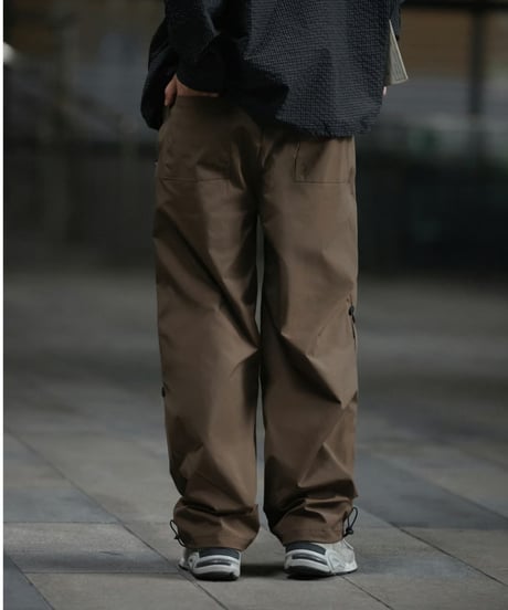 SIDE SPLIT EASY FIT PANTS / 2COLORS