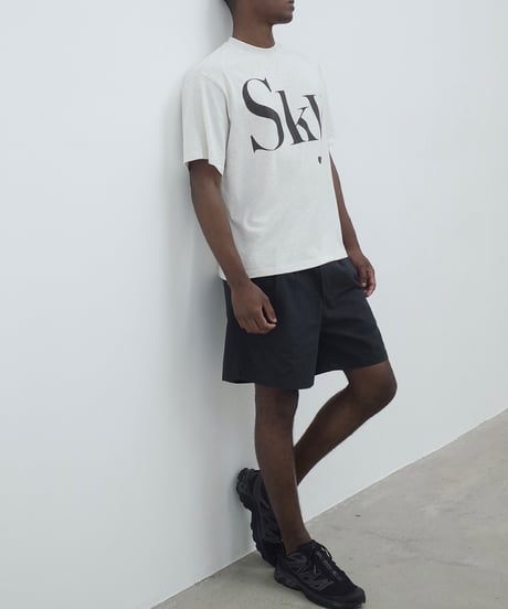 Sky Oversized Print T-shirt / 2color