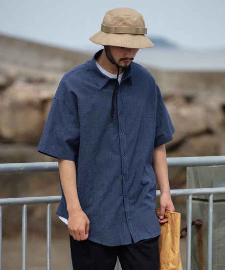 BASIC LOOSE FIT STRIPE S/S SHIRT