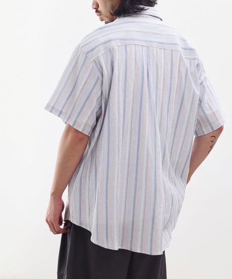 Shrink See-through Stripe Shirt / 3color