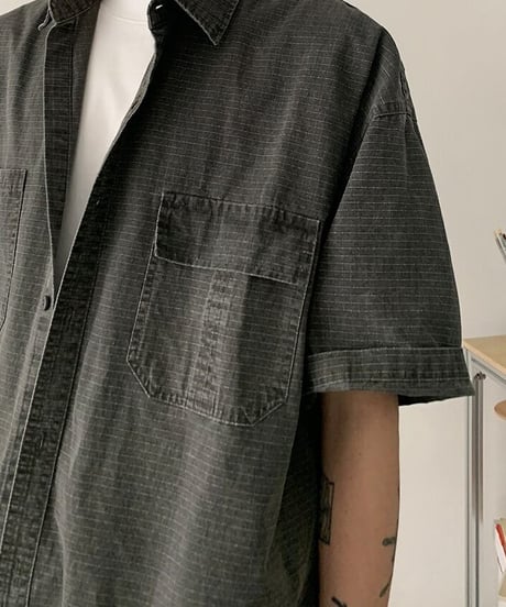 Retro Plaid Short Sleeve Shirt