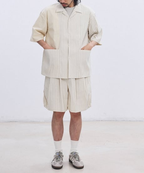 Clean Stripe Easy Short Pants