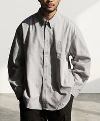 Oversized Oxford Button Shirt / 2colors