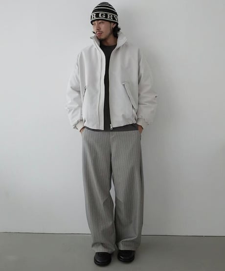 Retro Striped Wide-Leg Pants