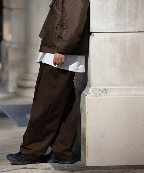 Wide Straight Tuck Easy Pants / 3color