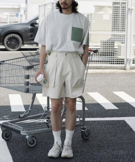 Clear Baker Wide Short Pants
