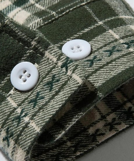 Vintage Check Flannel Shirt Jacket