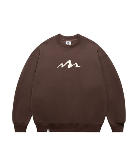 OVERSIZED MOUNTAIN PRINT SWEATSHIRT / 4COLORS