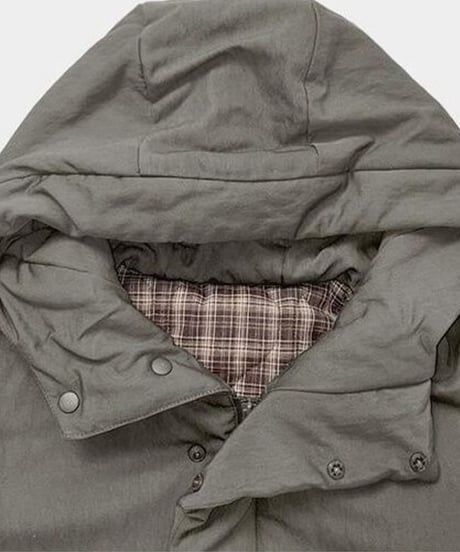 Thick Cotton Hooded Cort Jacket / 2color