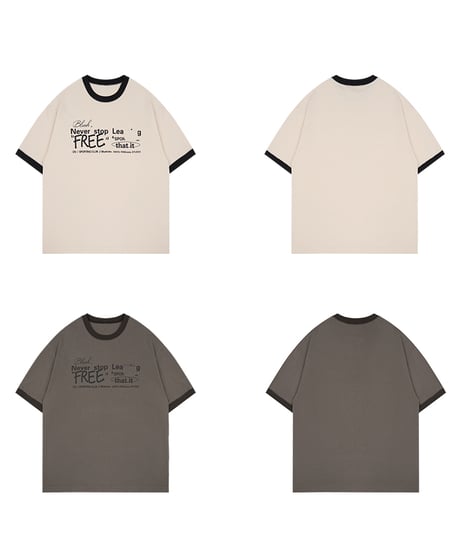 WIDE LOOSE FREE TEE / 2COLORS