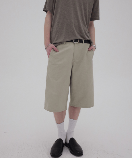 Minimal Wide Fit Cotton Shorts