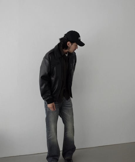 Leather Over Blouson