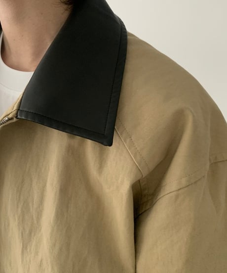 Retro Color Block Jacket / 2color