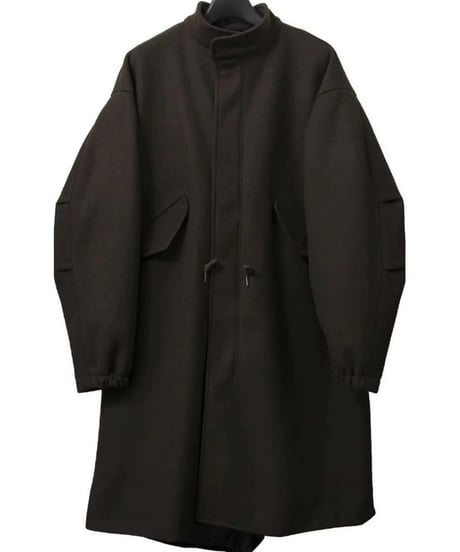Oversized Wool-touch Hooded Coat