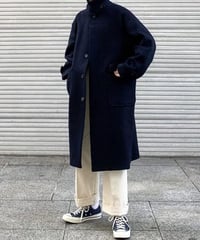 Double-Sided Tweed Trench Coat
