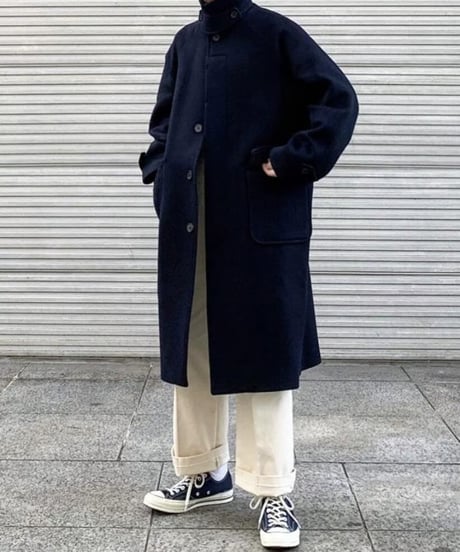 Double-Sided Tweed Trench Coat