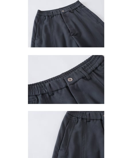 Button Detail Easy Slacks Pants  / 2color