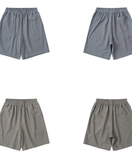 Clear Drape Easy Short Pants / 2color