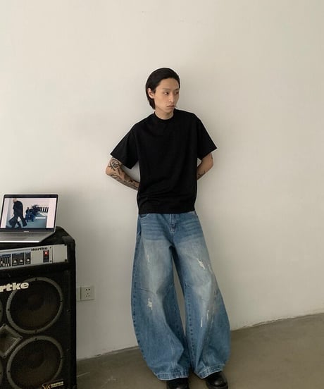 Deconstructed Retro Jeans