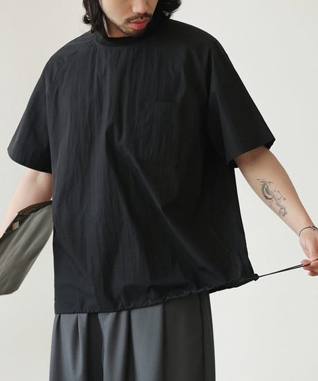 Wrinkle Raglan Wide Silhouette T-Shirt / 3color