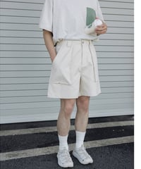 Clear Baker Wide Short Pants