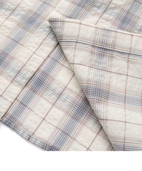 Retro Plaid Cotton Check Shirt