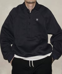 Vintage Embroidered Lapel Polo
