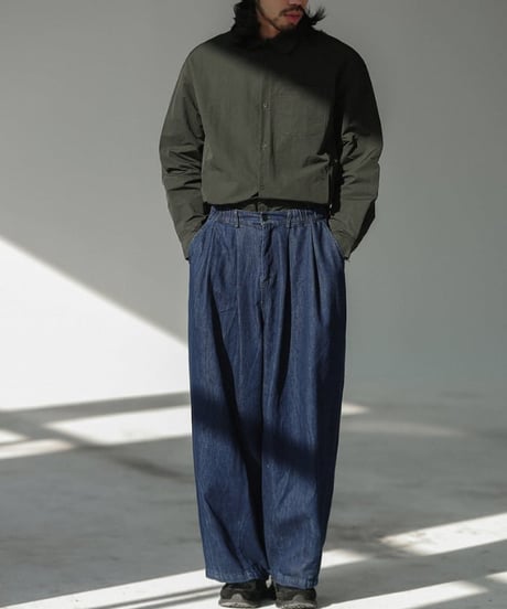 High Loose Easy Denim Pants