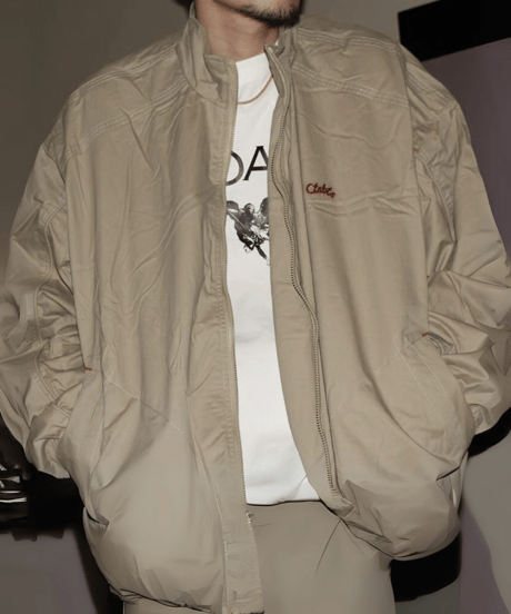 Vintage Embroidered Zip Jacket
