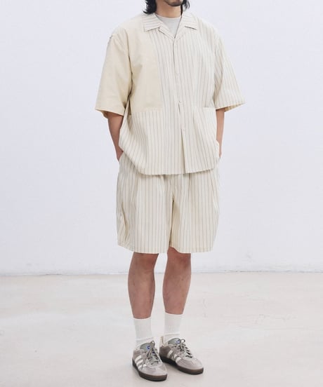 Clean Stripe Easy Short Pants