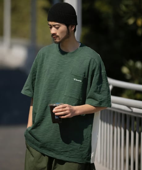 BICOLOR OVERSIZE TEE / 2COLORS