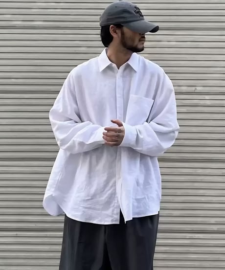 【在庫限り】 Essential Loose-Fit Oversized Shirt