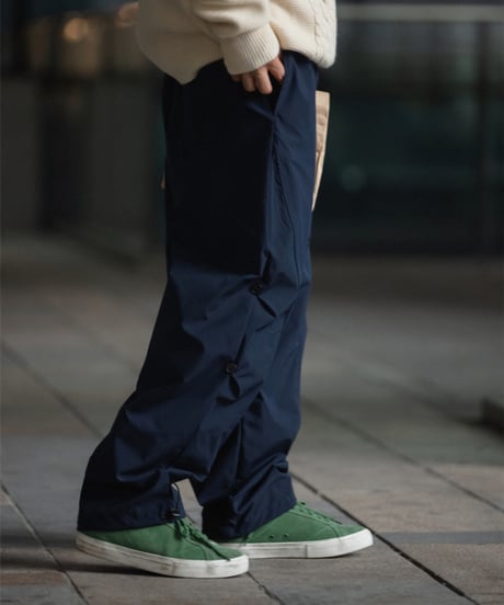 SIDE SPLIT EASY FIT PANTS / 2COLORS