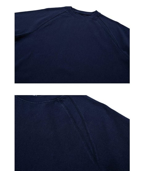 Double Stitch Raglan Wide Silhouette T-shirt / 3color